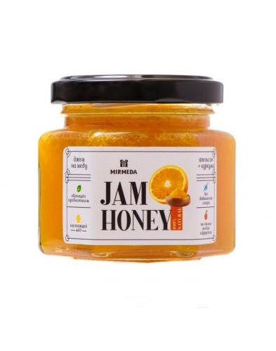 Джем на меду, апельсин и куркума мини